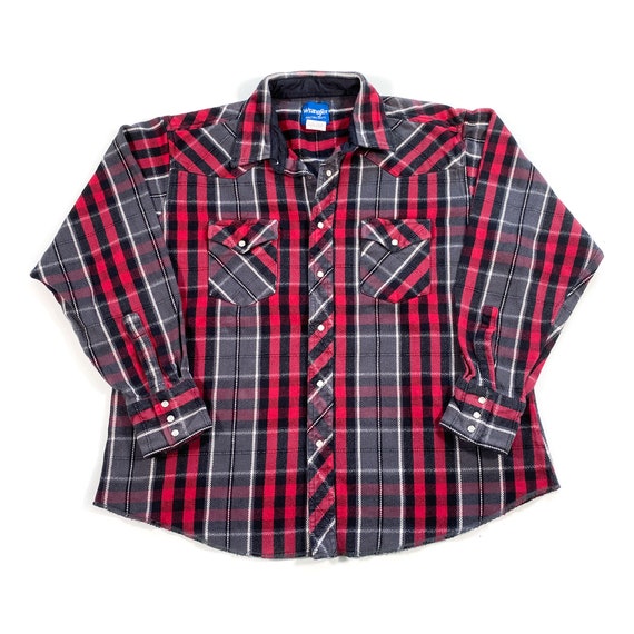 Vintage Wrangler Pearl Snap Shirt 90s Wrangler Flannel 90s - Etsy Vintage Wrangler Pearl Snap Shirt 90s Wrangler Flannel 90s - Etsy