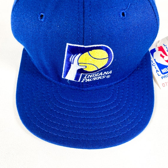 Vintage Indiana Pacers Hat 90s Indiana Pacers cap 90s Pacers snapback made in usa ajd snapback Indianapolis indy pacers hat nba snapback hat