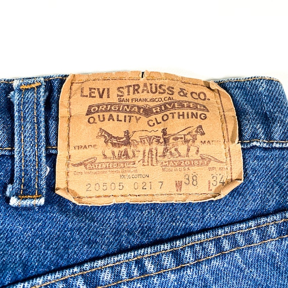 Vintage Levis Jeans 80s Levis Orange Tab Denim 20505 0217 - Etsy