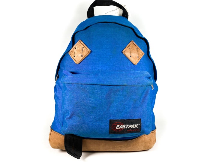Vintage Eastpak Backpack 90s Eastpak Back Pack Eastpack Backpack Blue