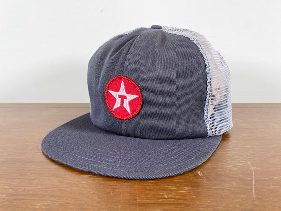Vintage Texaco Patch Trucker hat 70s texaco patch