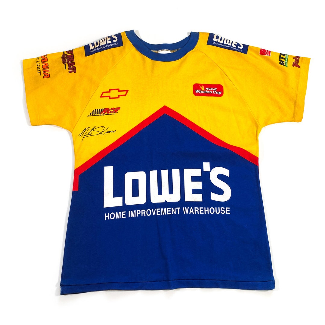 Vintage Lowes Racing Shirt 90s Lowes Tshirt Vintage Lowes Shirt Lowes