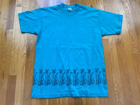 Vintage Cat tshirt 90s kitty cat shirt vintage cat