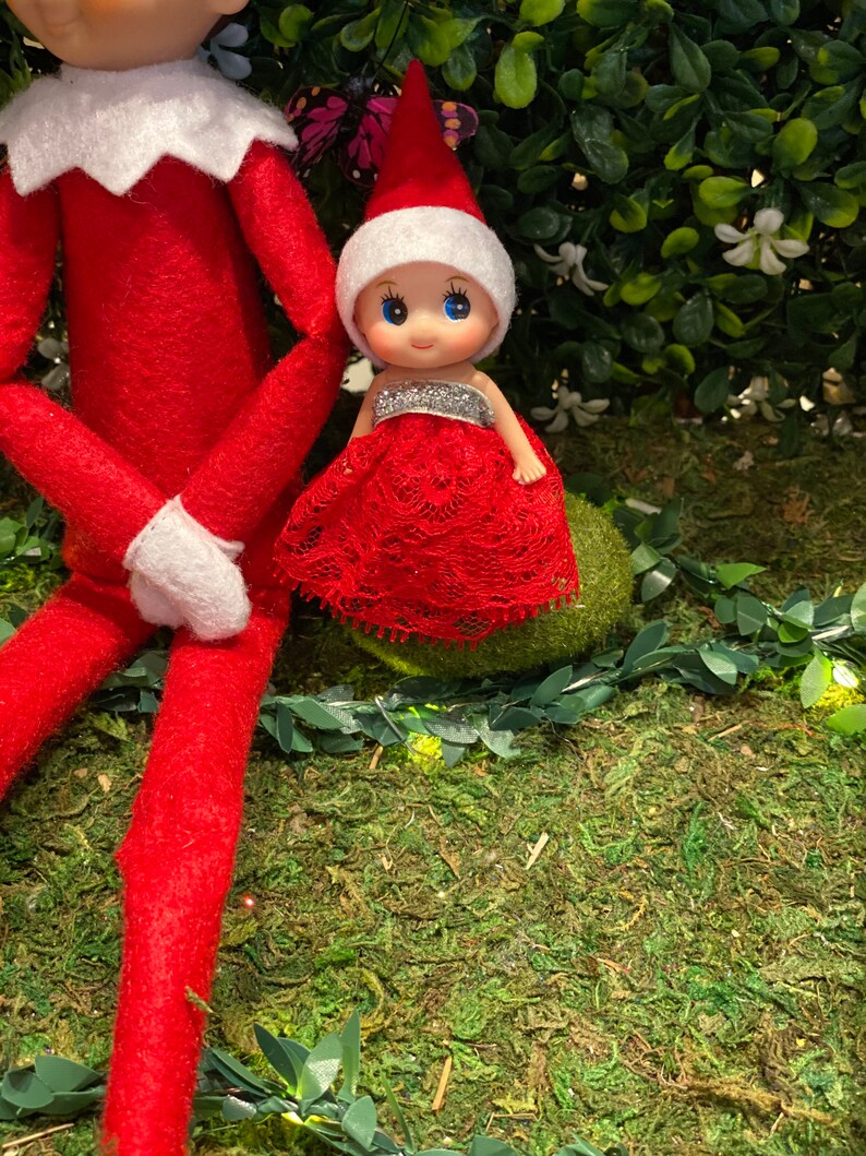 Baby elf Elf baby girl Hope baby Elf Christmas Elf Etsy