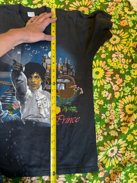 Vintage 80s Prince and the Revolution T-shirt: Faded Black, Single