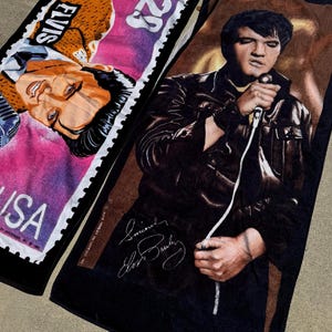 Elvis Presley Beach Towel - Etsy