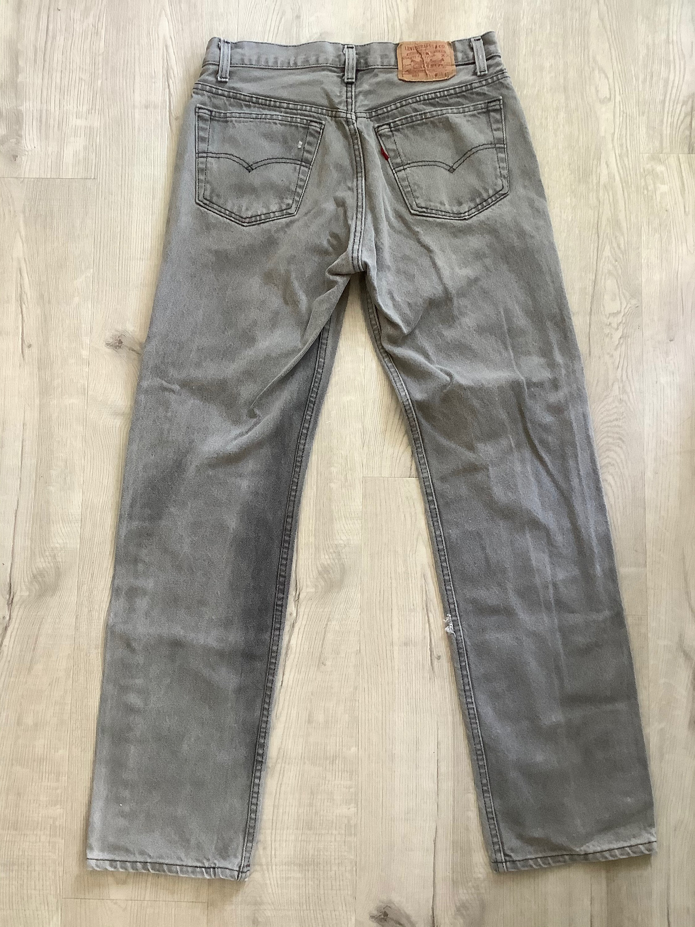 Levis 501 Gray Jeans Size 30levi Grey Gray Jeans Size 30gray Etsy