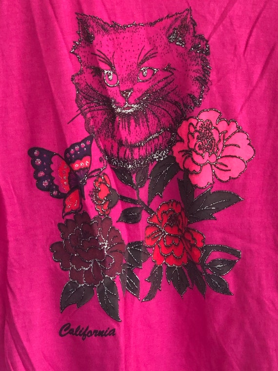 Vintage Pink California Cat T Shirt,vintage Calif… - image 4