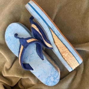 Vintage Platform Flip Flops - Etsy display picture 2