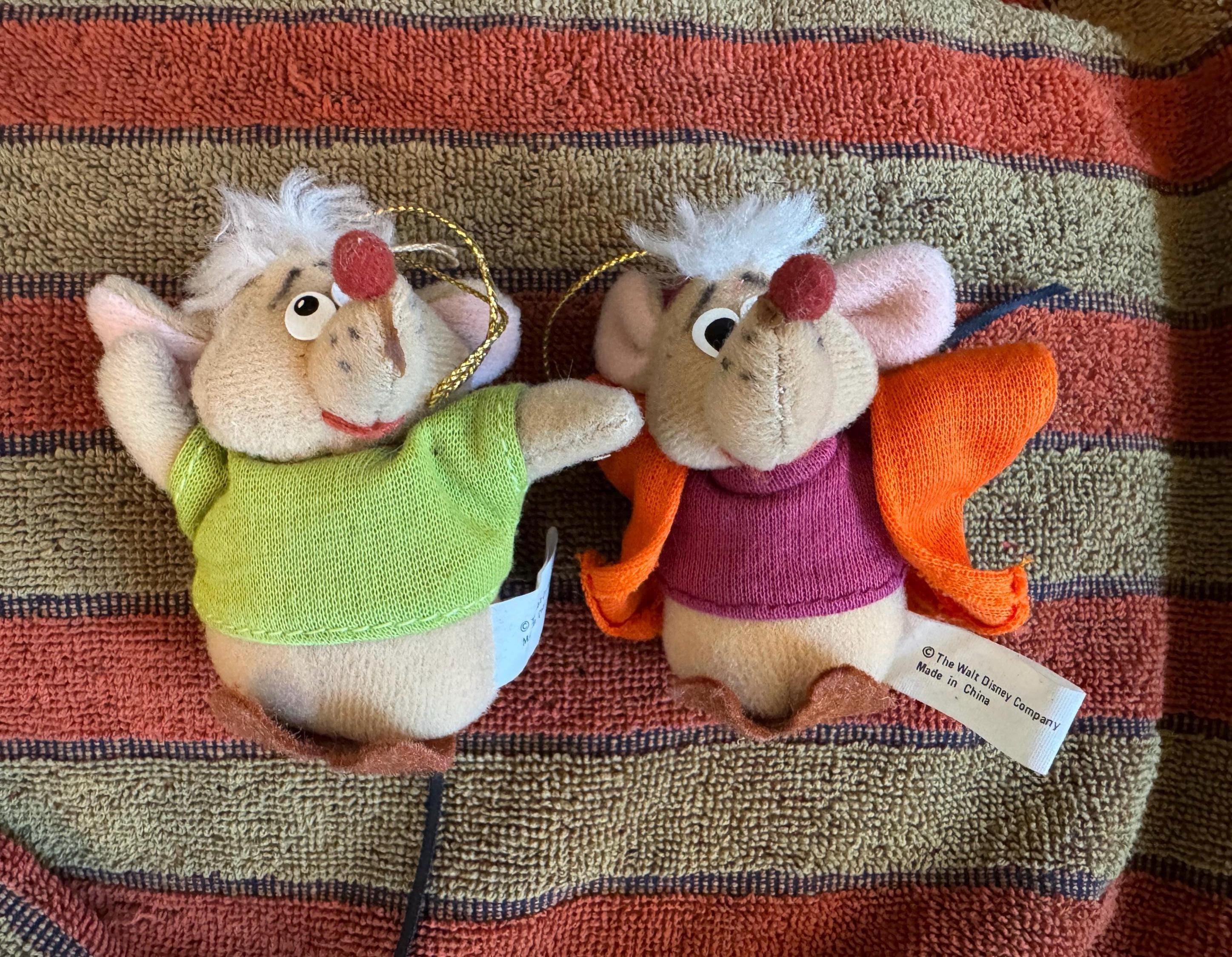 Vintage 1980's Set of Two Vintage Walt Disney Cinderella Plush