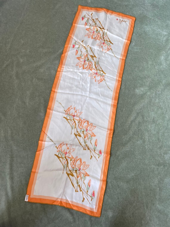 Vintage Vera Neumann oblong silk scarf made in Ja… - image 3