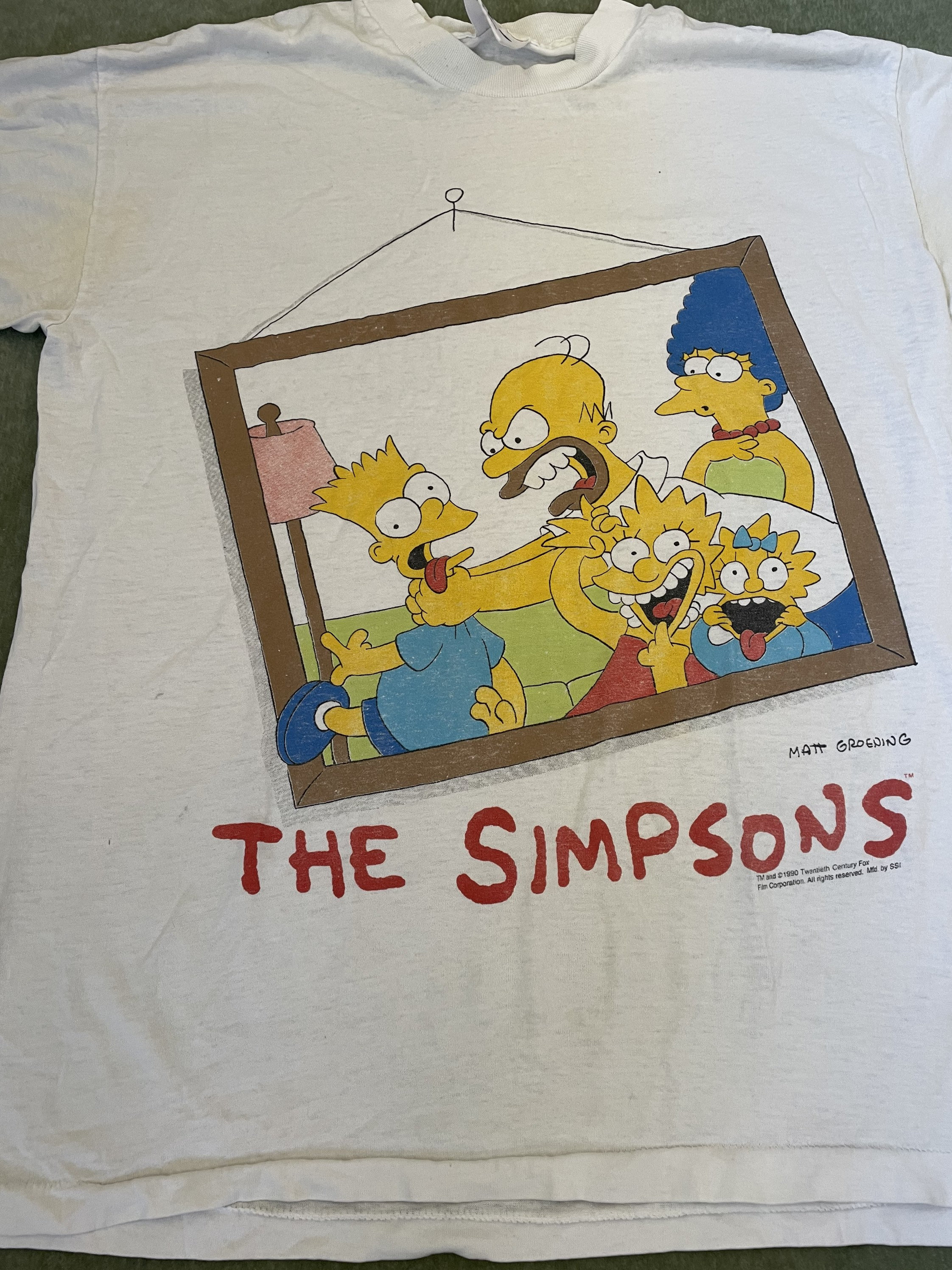 Vintage 1990s Simpsons Family Portrait T-shirt - Single Stitch - Etsy