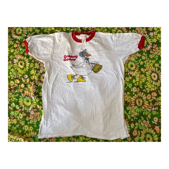 Vintage Granny Goose t shirt,70s 1970s Granny Goos