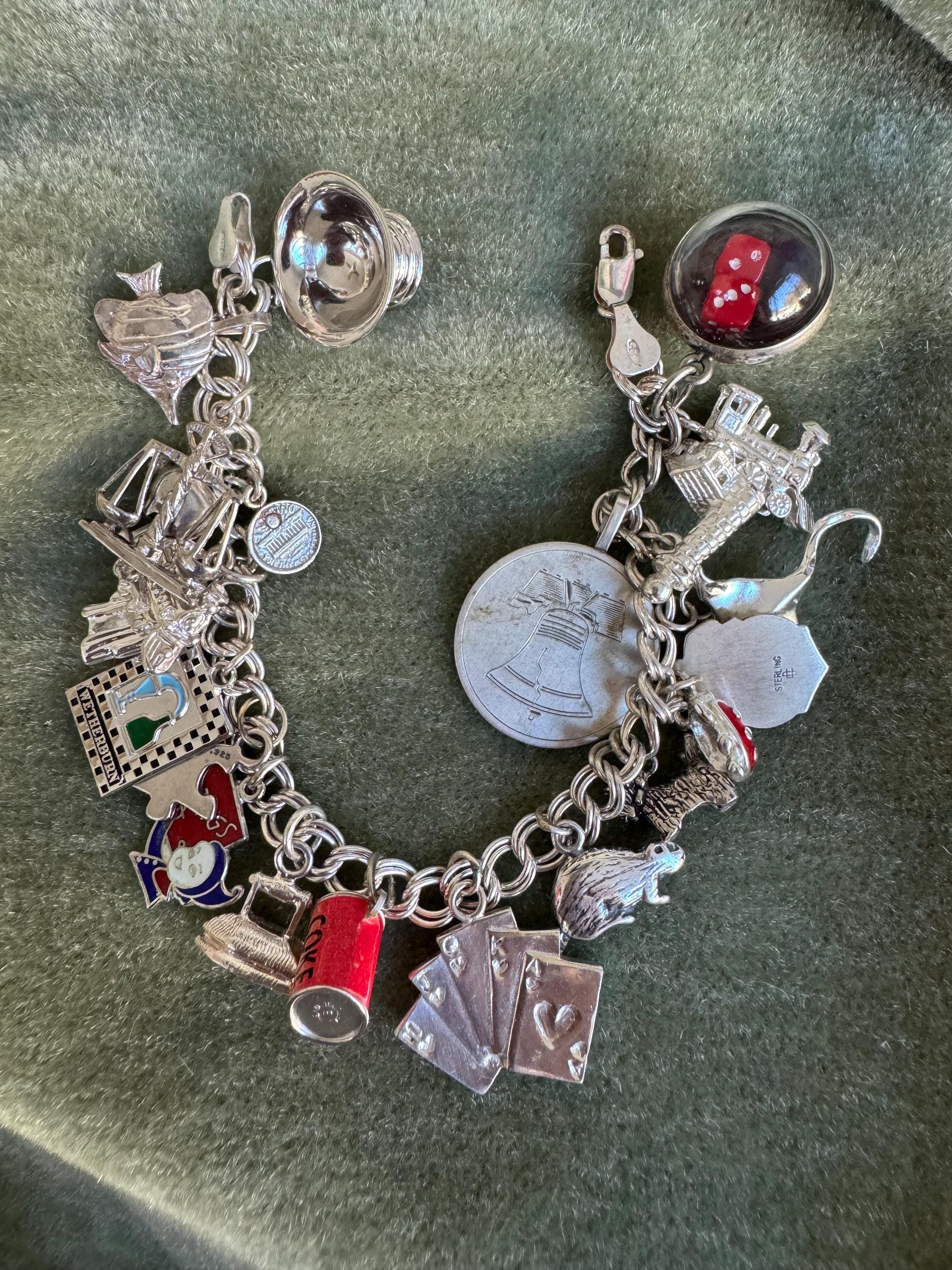 70's vintage silver925 necklace＆bracelet 1970s Silver Bracelet - Etsy Canada