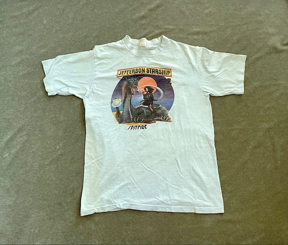 Vintage 1970s Jefferson Starship Spitfire T-Shirt (L)
