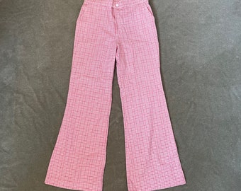 checkered bell bottoms