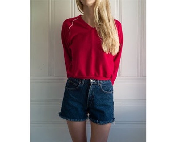 Vintage high waist CK Calvin Klein denim shorts 2… - image 1