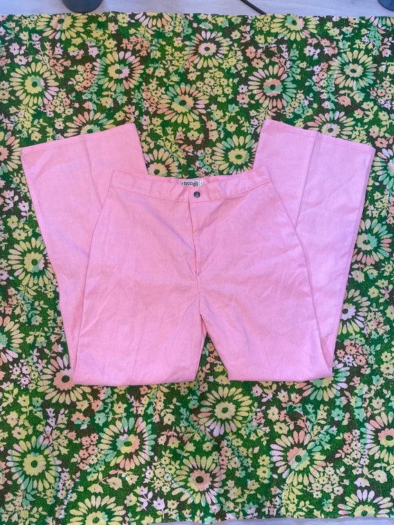 Vintage 1970s Levis for me pink pants 30 / pink Le