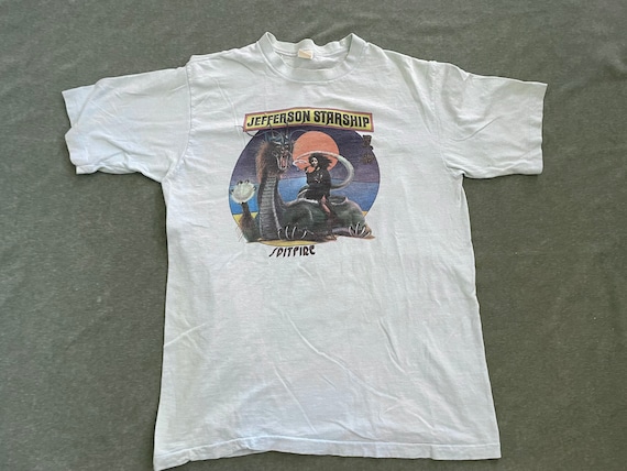 Vintage 1970s Jefferson Starship Spitfire T-Shirt (L) View 2