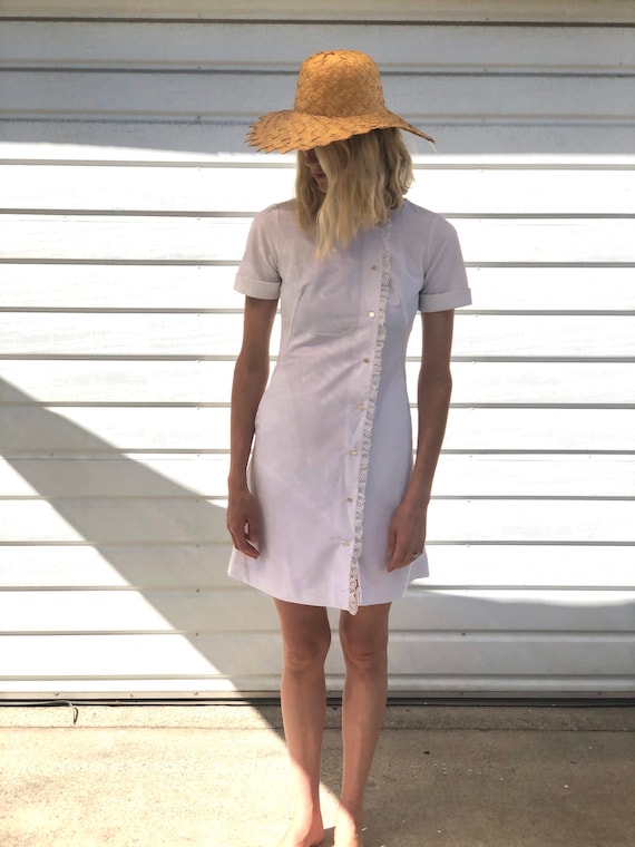 Vintage 1960s Nurse Waitress Dress,Barco from Cali