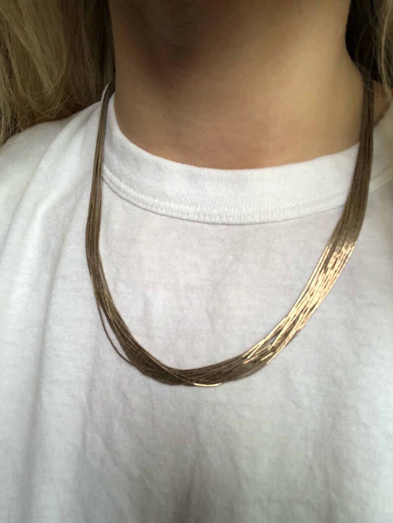 Genuine Liquid Silver Necklace