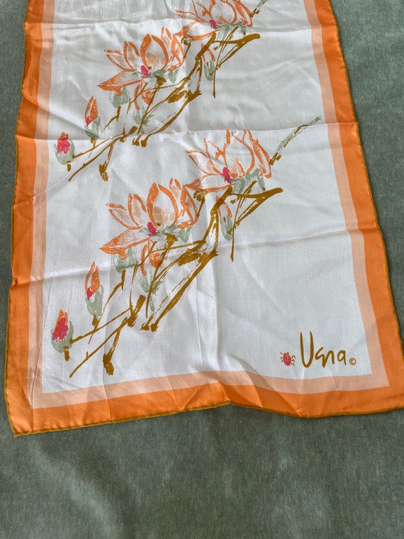 Vintage Vera Neumann oblong silk scarf made in Ja… - image 5