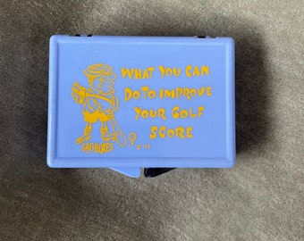 Vintage Gag Gift, Gag-Boxes NYC, Vintage novelty adult gift, What can you do to improve your golf score gag gift, retro party favor gag gift