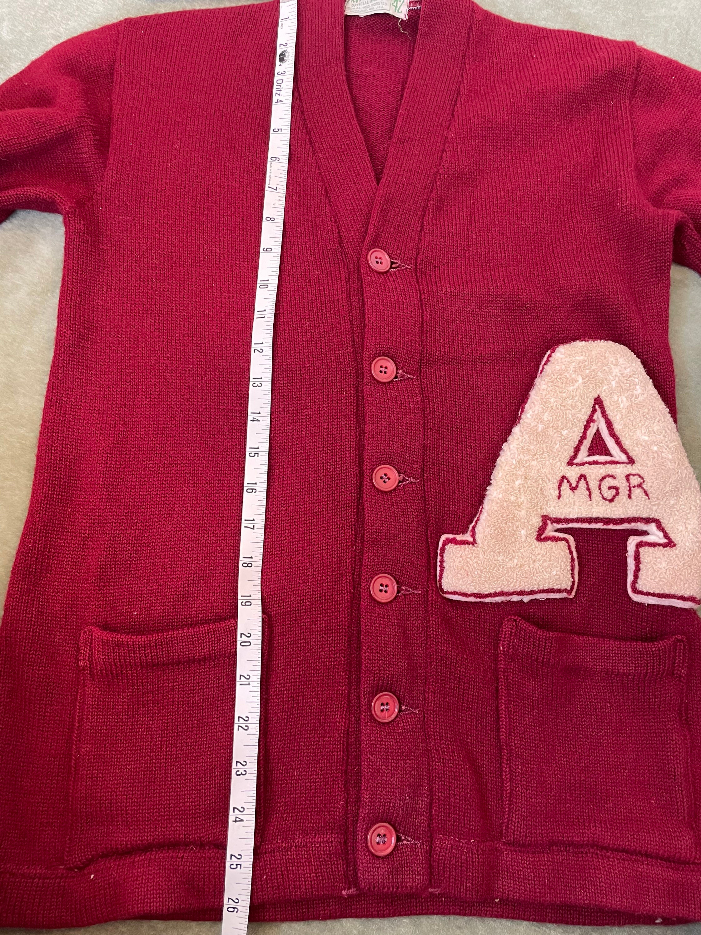 50~60's IMPERIAL】 Award cardigan