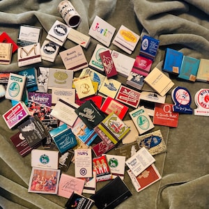 Vintage Matches Lot, lot of 50 + vintage matches as is most unstruck, resturants hotels etc. Retro 60s 70s matches, Clasicos Mexico matches