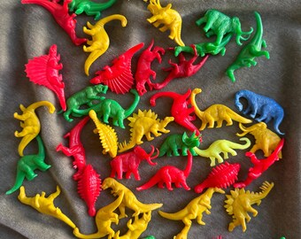 Vintage Dinosaur T-rex Dino Action Figure Figurine Jurassic Period