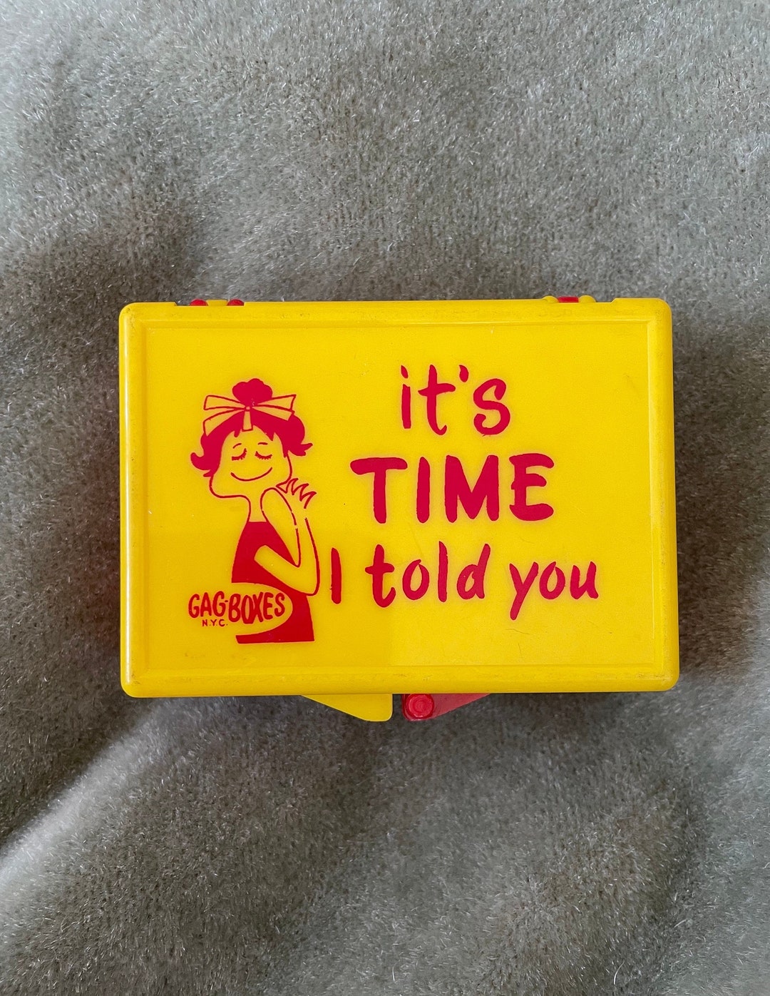 Vintage Gag Gift, Gagboxes NYC, Vintage Novelty Adult Gift, It's Time