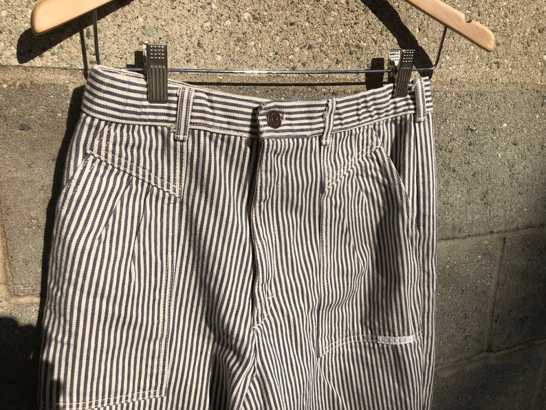 Vintage Striped Jeans 27 80s Highwaisted Striped Pants Jeans Vintage Striped Pants Cherokee Made in USA Pants Highwaisted Jeans,27 x 29