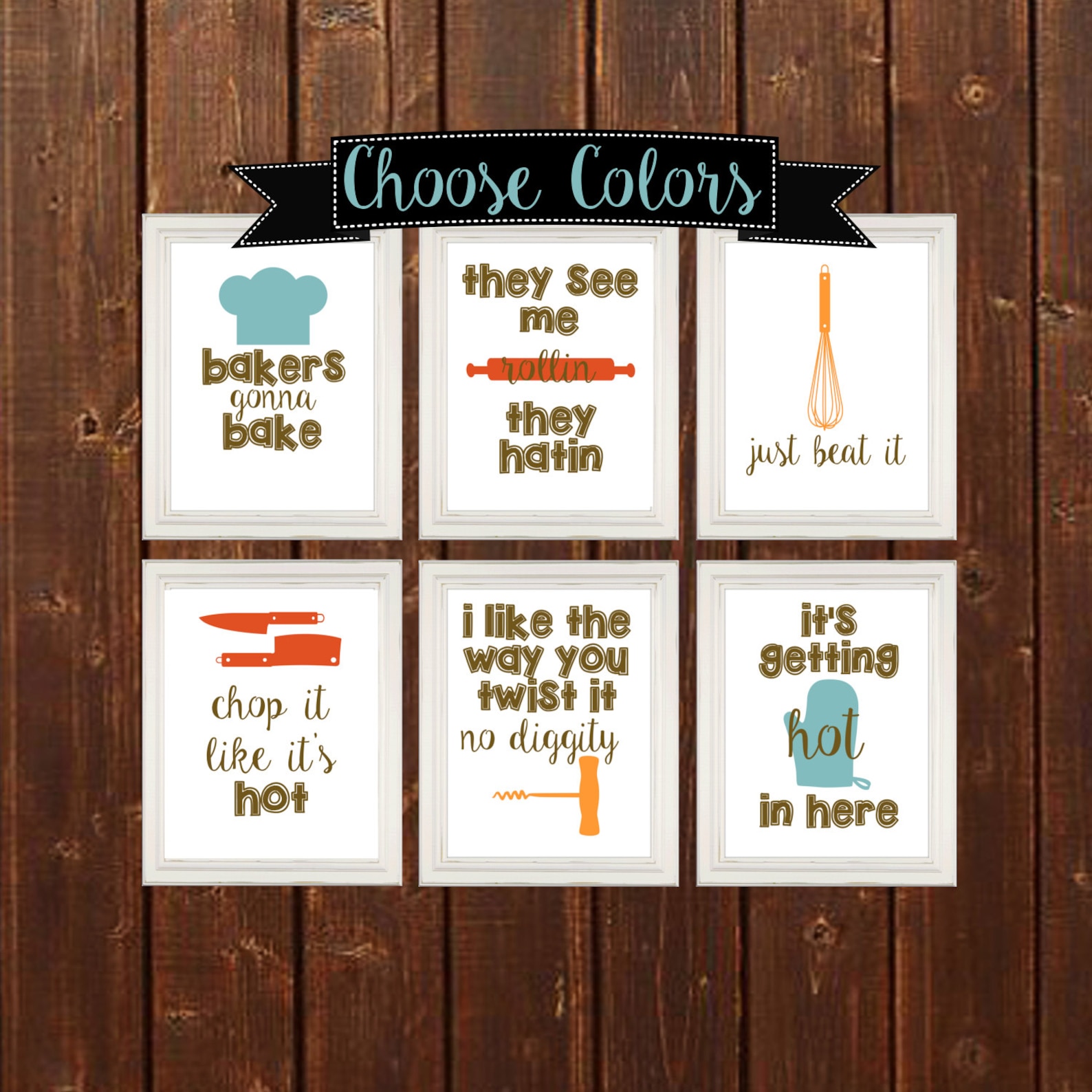 Funny kitchen printable funny quotes wall art kitchen | Etsy
