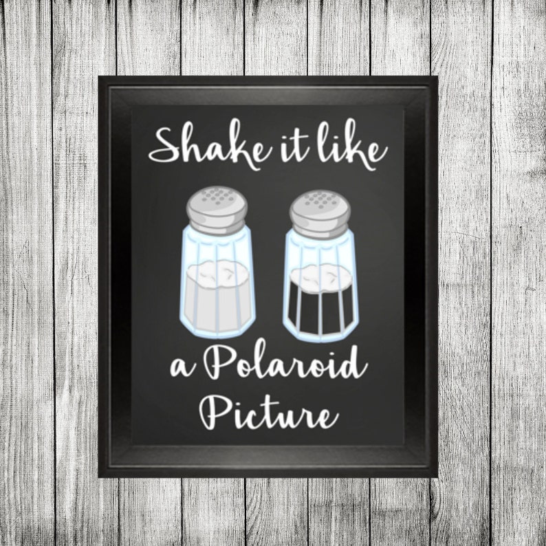 Shake It Funny Quote Print Kitchen Print Kitchen Wall Art | Etsy
