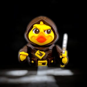 3D-geprinte ninja-eend: gelede verzamelobject, jeep-eend