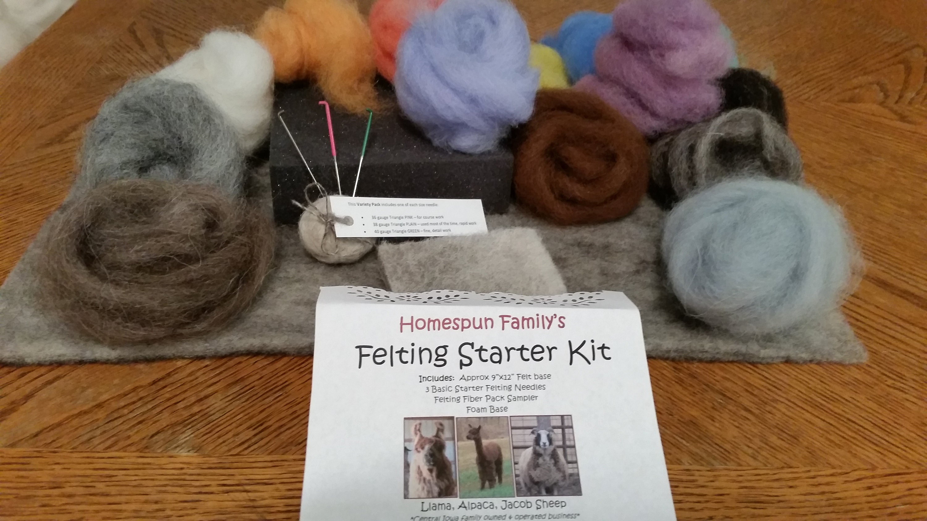Needle Felting Starter Kiteverything Needed to Begin Your 2D Etsy UK
