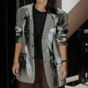 Hand Painted Blazer Jackets - Etsy