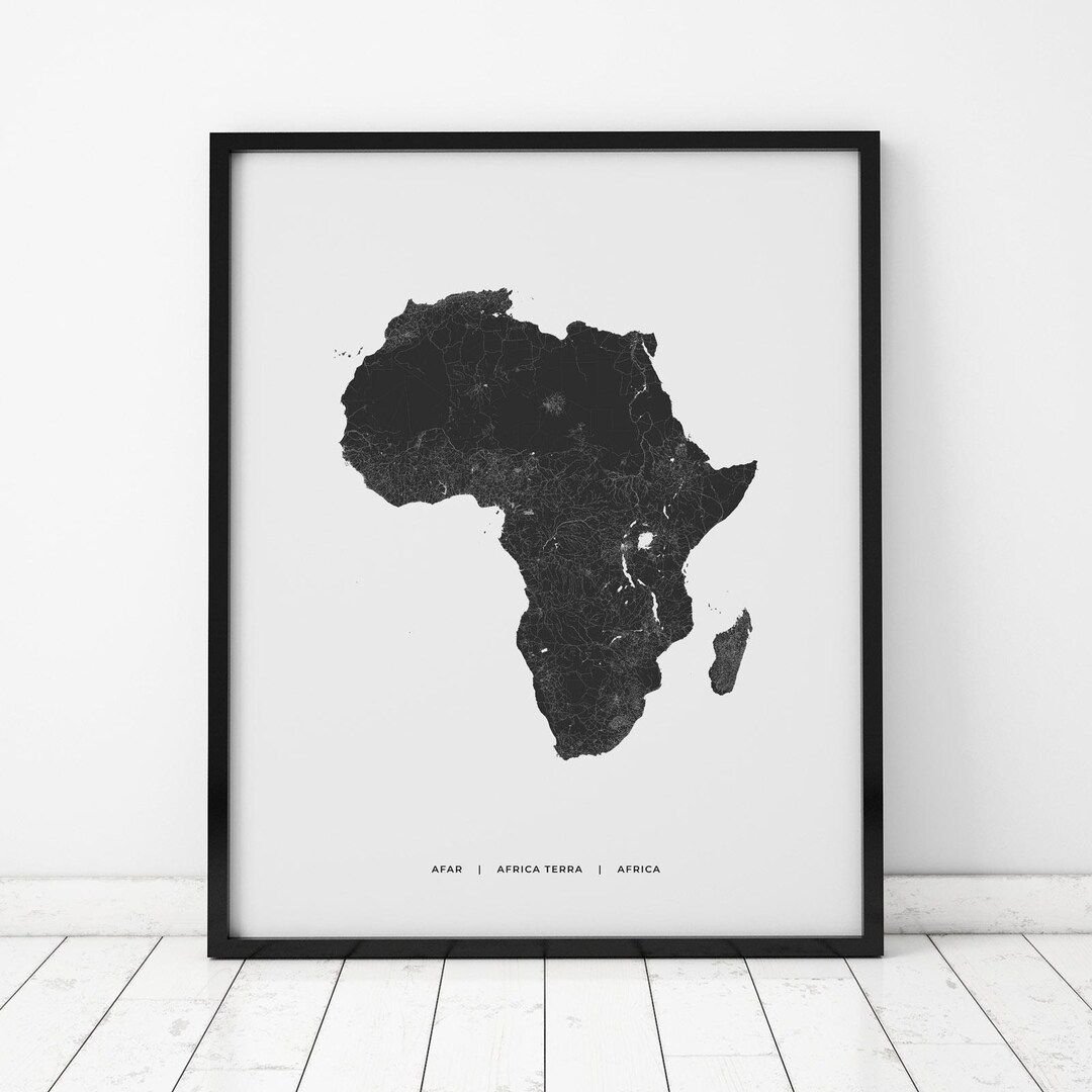MAP OF AFRICA TO PRINT visual data 4