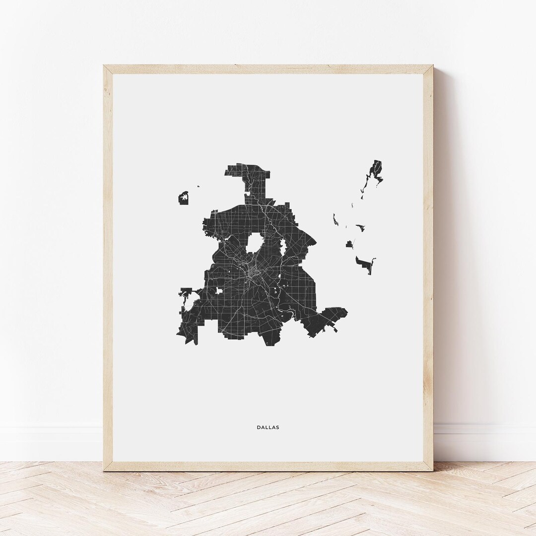 Dallas Map Rug Dallas Heritage Map Print | Map of Dallas Texas | Digital Download - Etsy