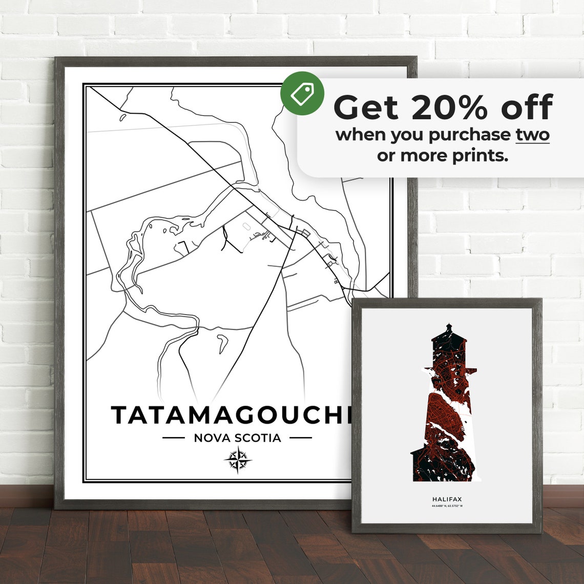 Tatamagouche Map Print Map of Tatamagouche Nova Scotia Etsy
