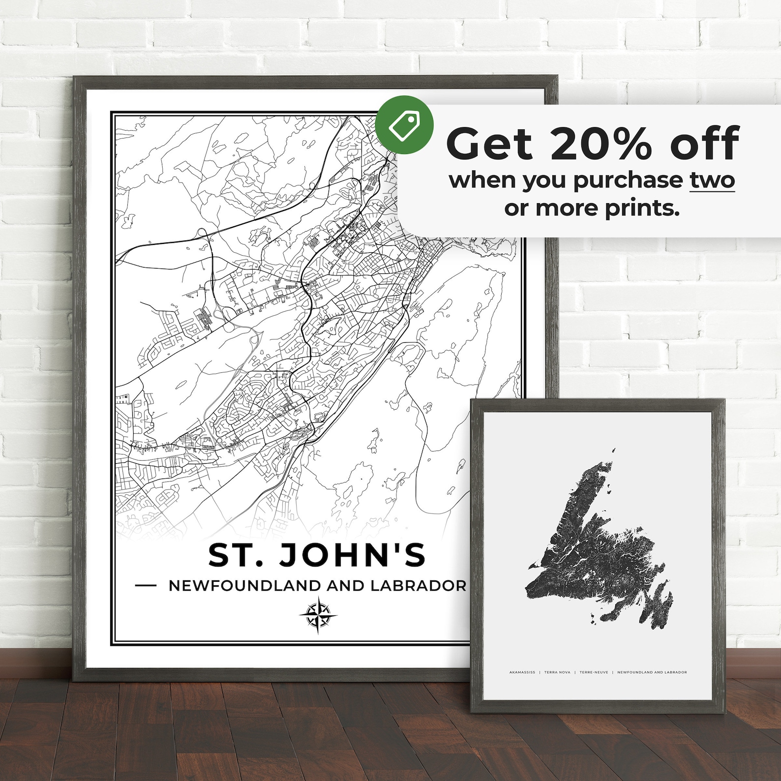 St. John's Map Print Map of St. John's Newfoundland - Etsy Canada