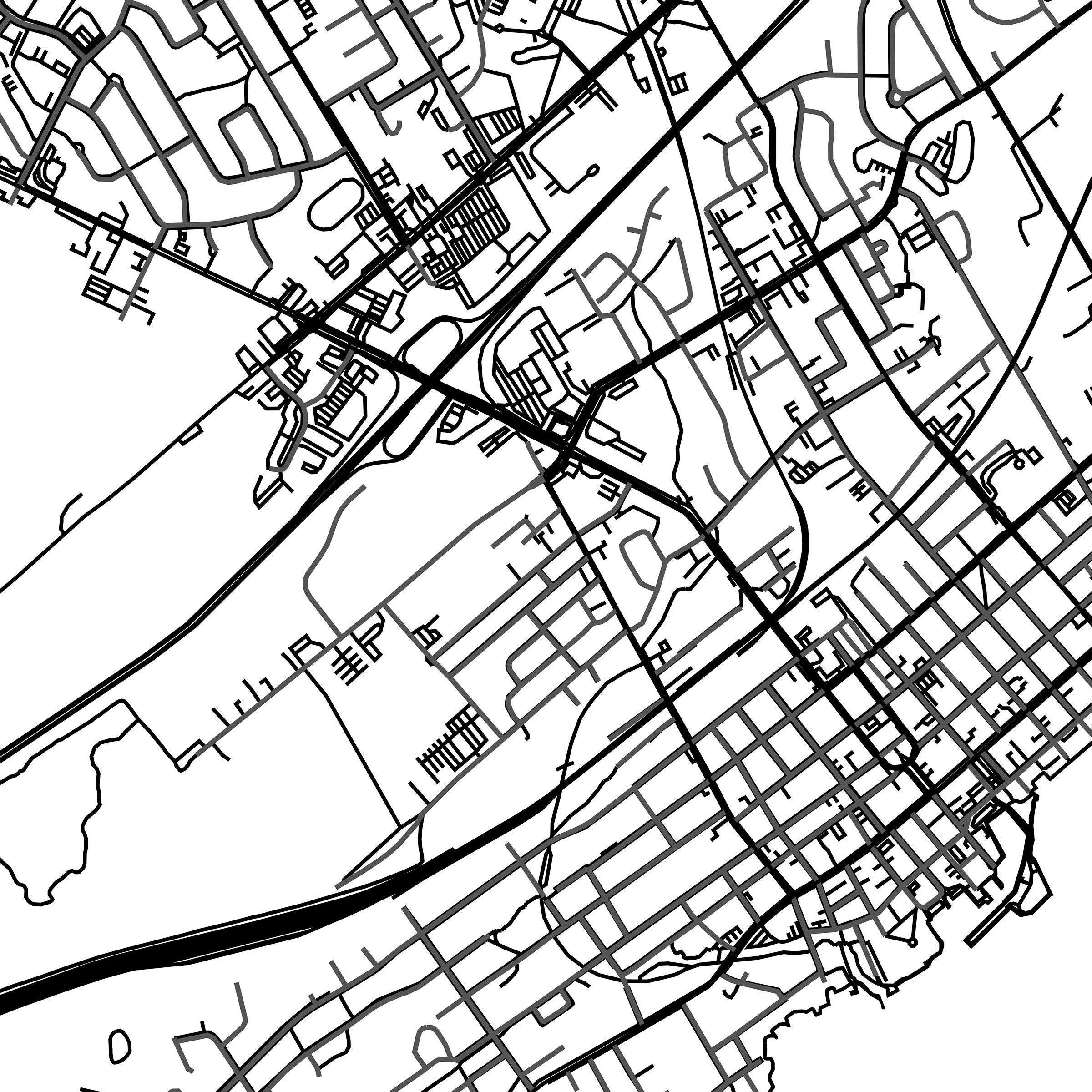 Brockville Map Print Map of Brockville Ontario Black & Etsy Australia
