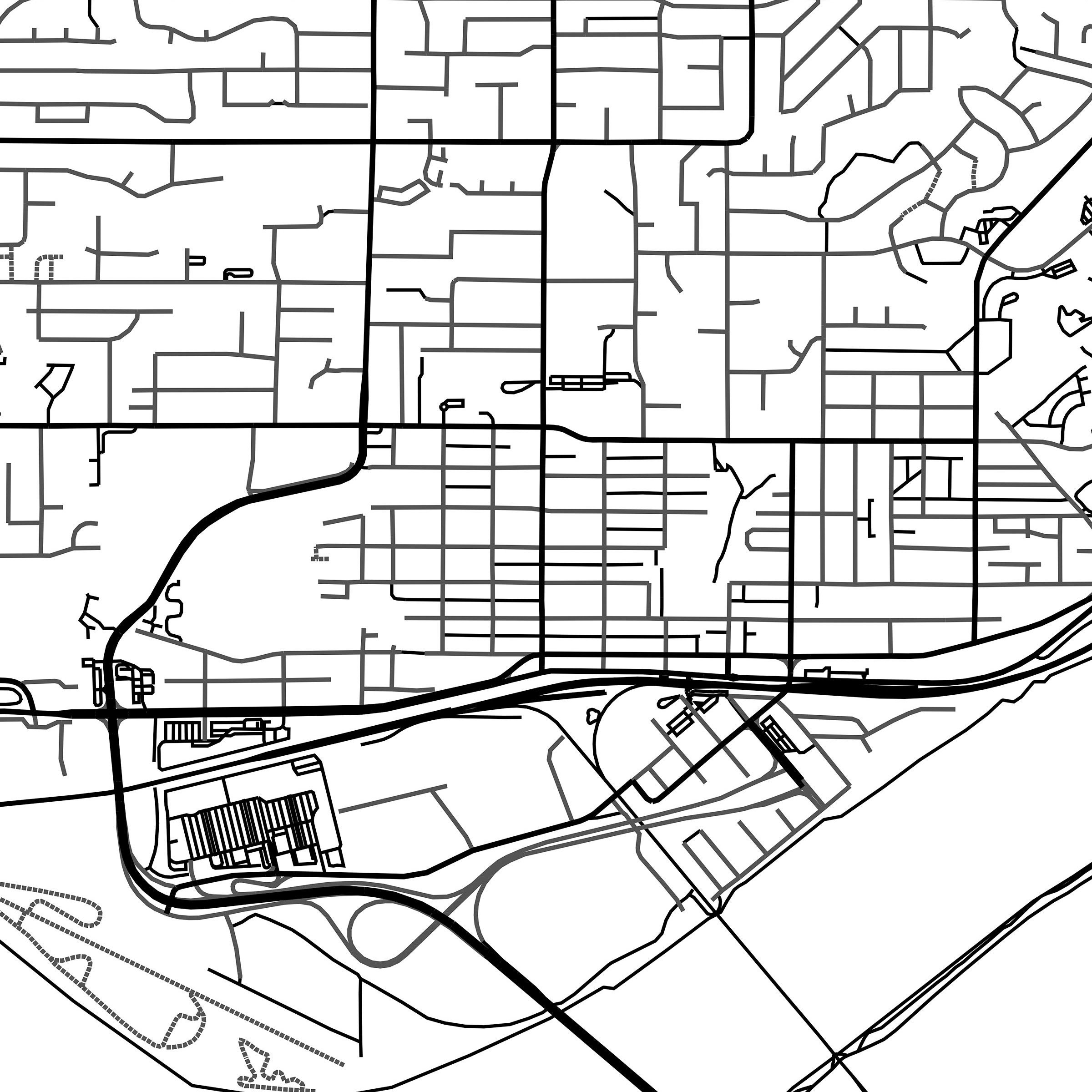 Mission Map Print Map of Mission British Columbia Black & Etsy