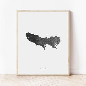 Tokyo Heritage Map Print | Map of Tokyo Japan | Digital Download