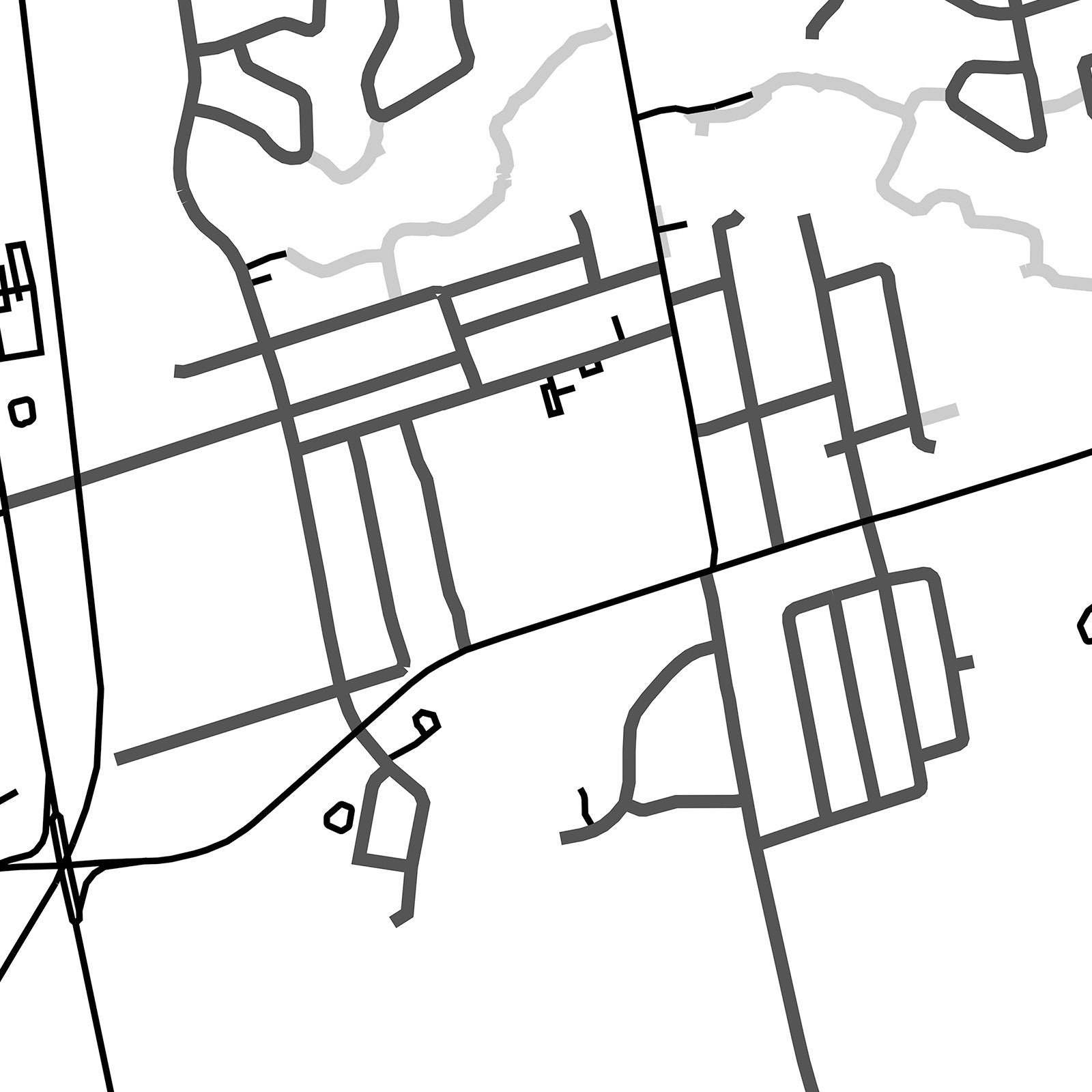 Mount Albert Map Print Map of Mount Albert Ontario Black & Etsy