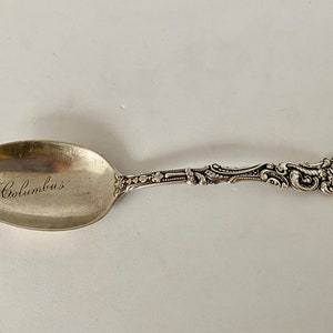 Gorham Columbus Sterling Silver Souvenir Spoon (#1480)