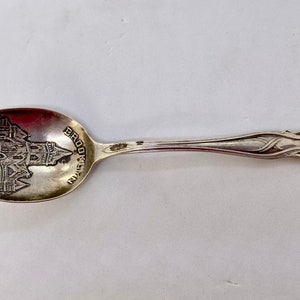 Brooklyn City of Churches Collectible Souvenir Spoon Sterling Silver  (#1476A)
