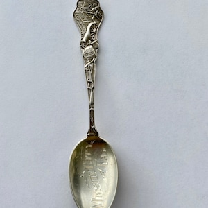 Mason City Iowa Collectible Sterling Silver Souvenir Spoon (#1542)