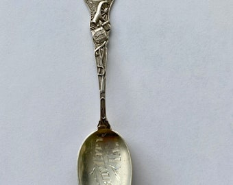 Mason City Iowa Collectible Sterling Silver Souvenir Spoon (#1542)