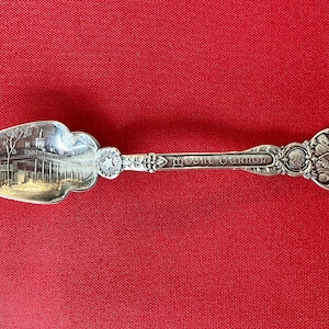 Mount Vernon Collectible Sterling Silver Souvenir Spoon (#1484)